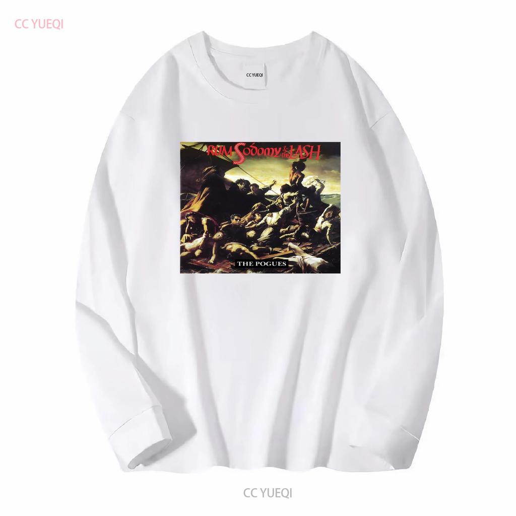 NEW THE POGUES T SHIRT Rum Sodomy and Lash S 5XL Long or Short Sleeves Vintage Washed Soft Breathable Fashion Streetwear Homme