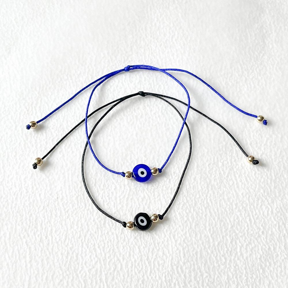 New Red Birth Year Evil Eye Bracelet - Creative Woven Hand Rope for Couples, Men, and Women