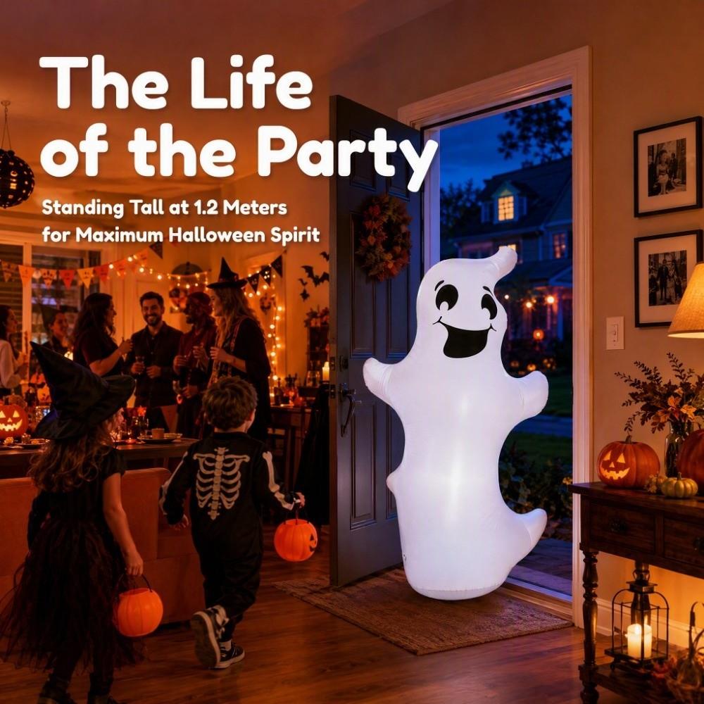 Convenient Ghost Inflatable Model Pumpkin Ghost Stand Up Halloween Balloons Courtyard Festival