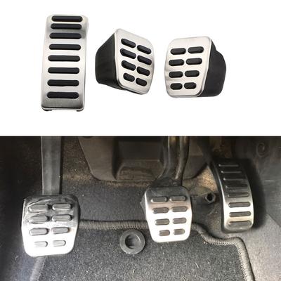 Edelstahl-Autopedale für VW Golf 3 4 Polo 9N3 GTI für Skoda Octavia Fabia für A1 A2 A3 TT SEAT Ibiza Auto-Pedalabdeckung
