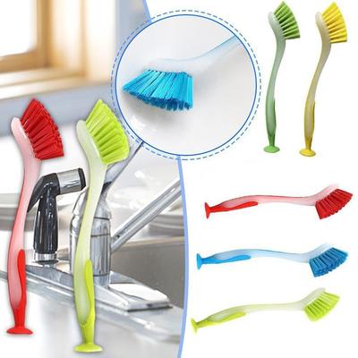 Multifunctional Dish Pot Bowl Kitchen Suction Cup Brush Cleaning Brush Washing Brush