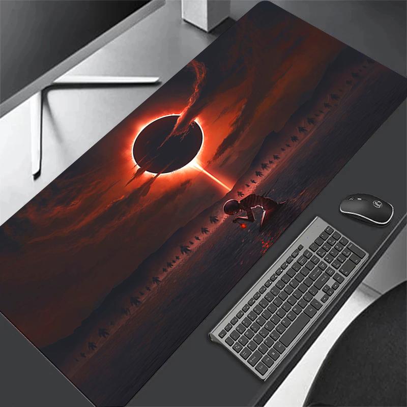 Anime Guts Mouse Pad Large Gaming Desk Mat NonSlip Laptop Keyboard Tray Office Pc Berserk Color Carpet Black