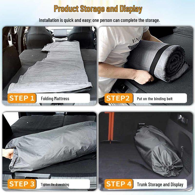 Haval H5 Car Mattress: Inflatable Rear Seat Sleeping Pad for Trunk.