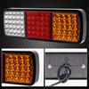Ygmylandbb LED Truck Tail Lights for and 12V Integrated Turn and Reverse Universal 75 Vehicle Inspection and Set of 2 Trucks, Trailers, Boats, Brake,
