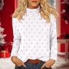 Women's Daily Casual Long Sleeve Mid Collar Top