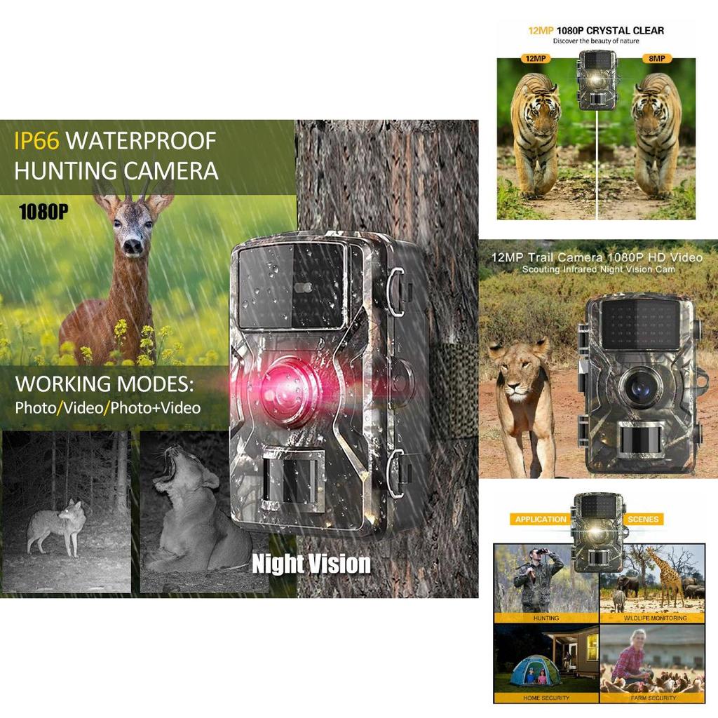 High Definition Wildlife Tracking Camera For Outdoor Use Durable Waterproof Design