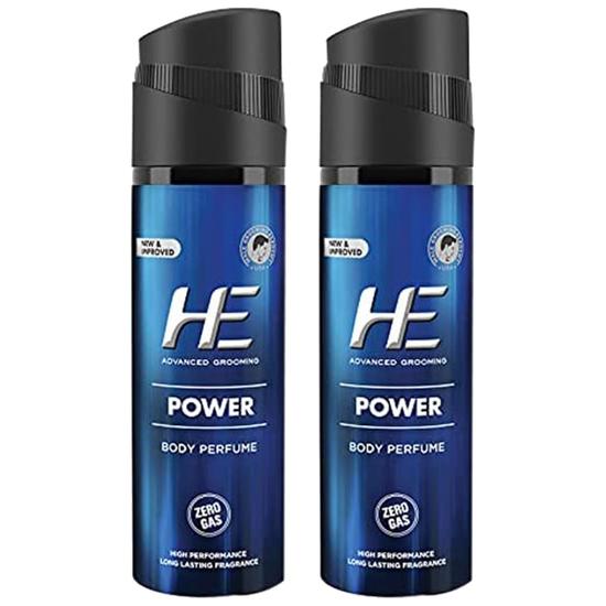 HE Power Men's Perfume Spray, 120Ml (Pack Of 2)