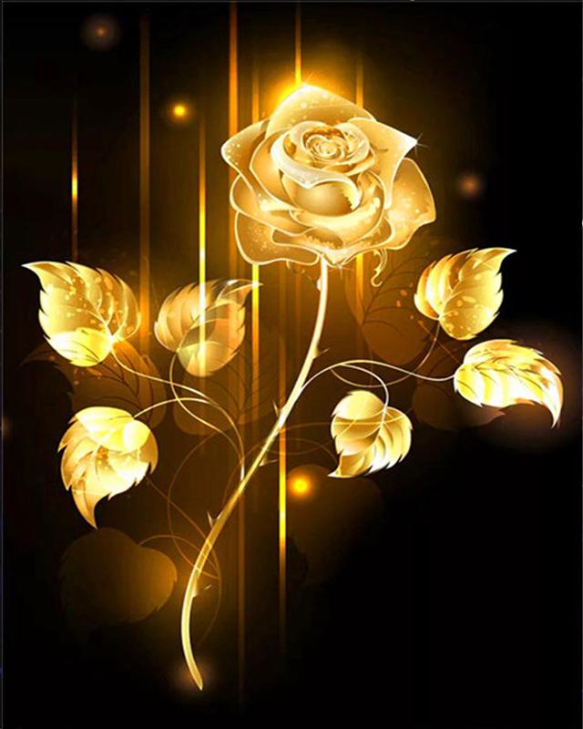 

5D Алмазная вышивка цветы вышивка крестиком рукоделие искусство алмазная живопись пейзаж Алмазная мозаика рукоделие домашний декор Full Round 50X70CM чёрный