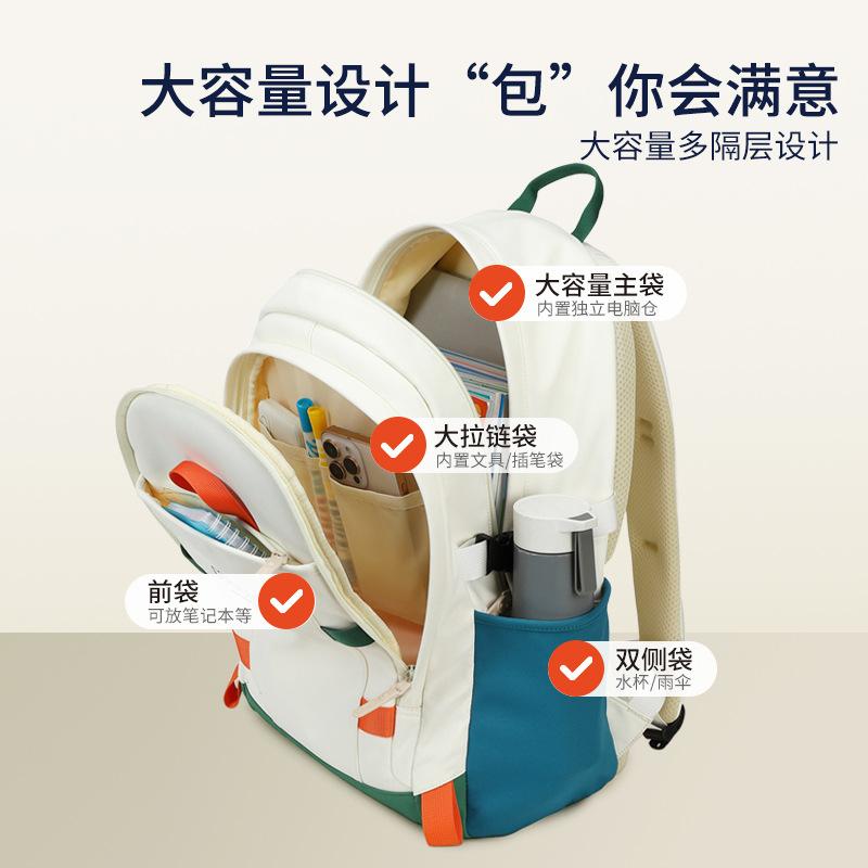 New backpack women's large capacity outdoor sports travel leisure backpack junior high school high school student schoolbag