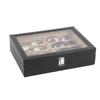 8-Grid Eye Glasses Case Eyewear Sunglasses Display Storage Box Holder Organizer Glasses Container with Clear Lid