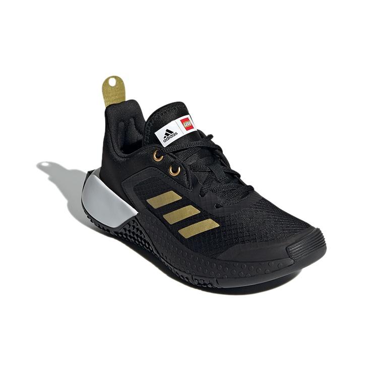(GS) adidas LEGO x Sport Big Kid 'Black Gold Metallic' Kids' FY8444