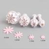 4pezzi Mini Fiore Margherita Taglierino in Argilla Polimerica Designer INS Fai da Te Gioielli Modellazione Texture Decorazione Floreale Stampo da Taglio a Pressione Primavera