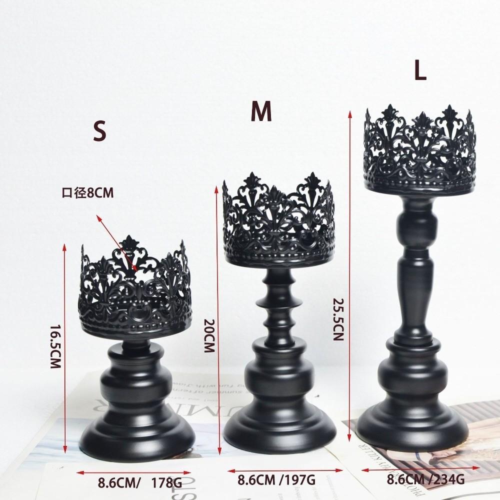 1PCS Metal and Iron Candlestick Holder Retro Candle Stand  Europe Wedding