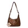 Large Capacity Underarm Tote Bag Women's Bag Trend 2023 New Winter Simple Lightweight Versatile Single Shoulder Diagonal Bag Brown