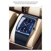 POEDAGAR Luxury Casual Men Clock Stainless Steel Mesh Date Waterproof Luminous Wristwatch Quartz Fashion Watches