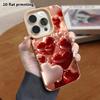 Phone Case: Lambskin 2D Flat Samsung Galaxy A34 A35 M05 M06 S20 S22 S21 FE Plus 5G Protective Case, Heart Theme, Christmas and Halloween Gift