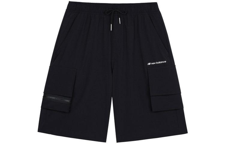 New Balance Атлетические Повседневные Шорты Карго Мужские Черные AMS12368-BK M