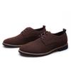 Suede Men Leather Loafers Casual Mens Sneakers Classic Brogue Formal Oxfords Men Flats Plus Sizesk6