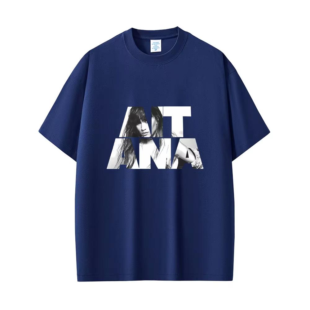 Aitana Graphic Tshirt CUARTO AZUL T Shirts Men Women Fashion Vintage Oversized Short Sleeve Male Casual Soft Cotton Tshirt Top