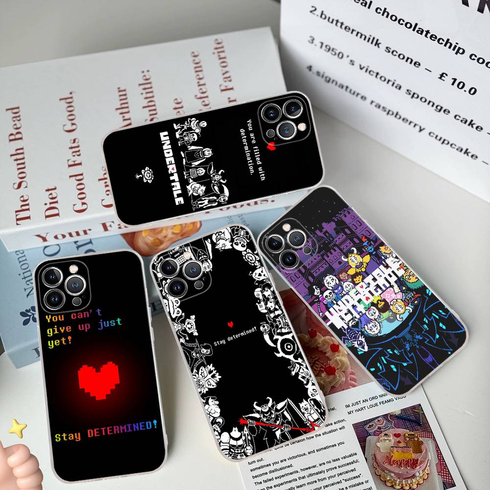 U-Undertale Game For IPhone 17 16 15 14 13 12 11 Pro Max Plus Mini Funda For Transparent Cover