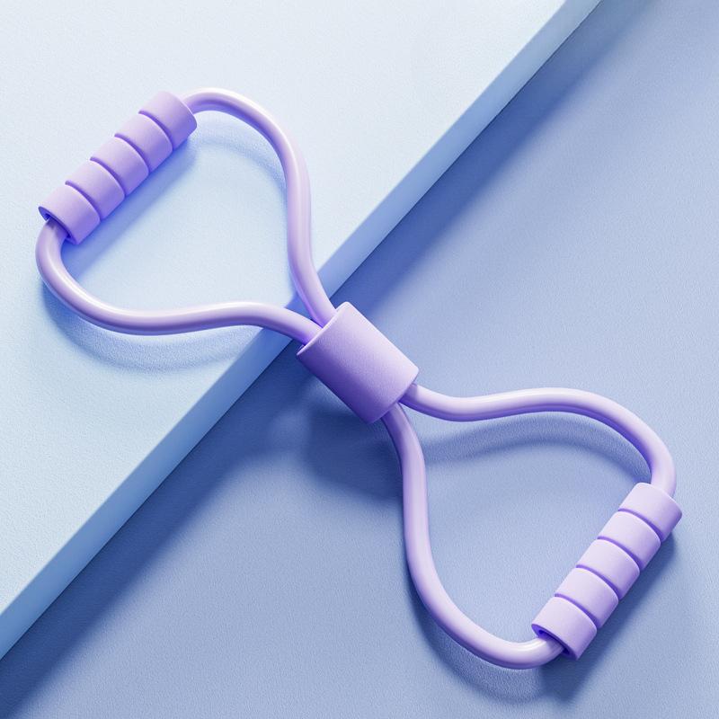 Resistance Band, Shoulder Opening, Back Beauty, Chest Expansion, Elastic Stretching Exercise Figure-eight Rope