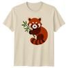 Cute Red Panda T-Shirt Adorable Animal Lover Funny Cartoon Birthday Gift