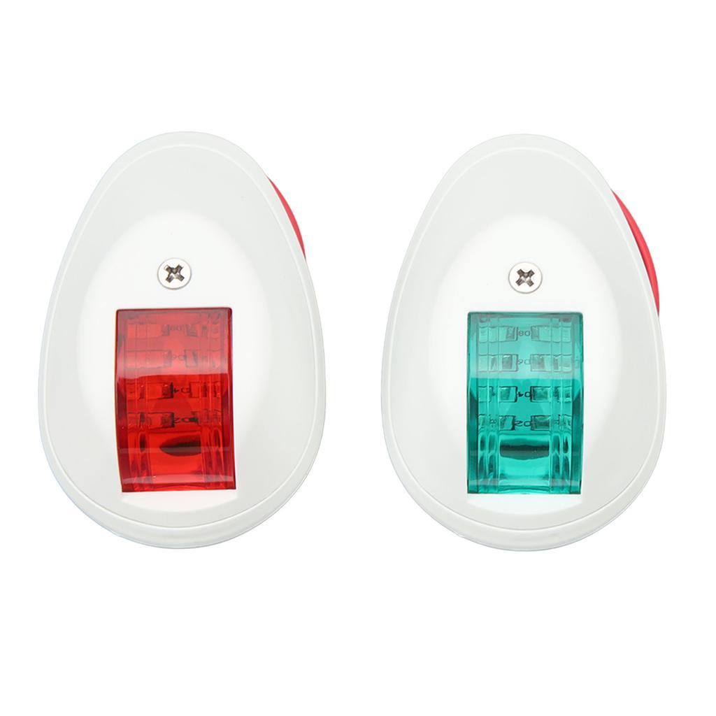 1 Pair LED Navigation Light Professional Alarm Indication Navigation Signal Light for Boat Yacht  12V 2W