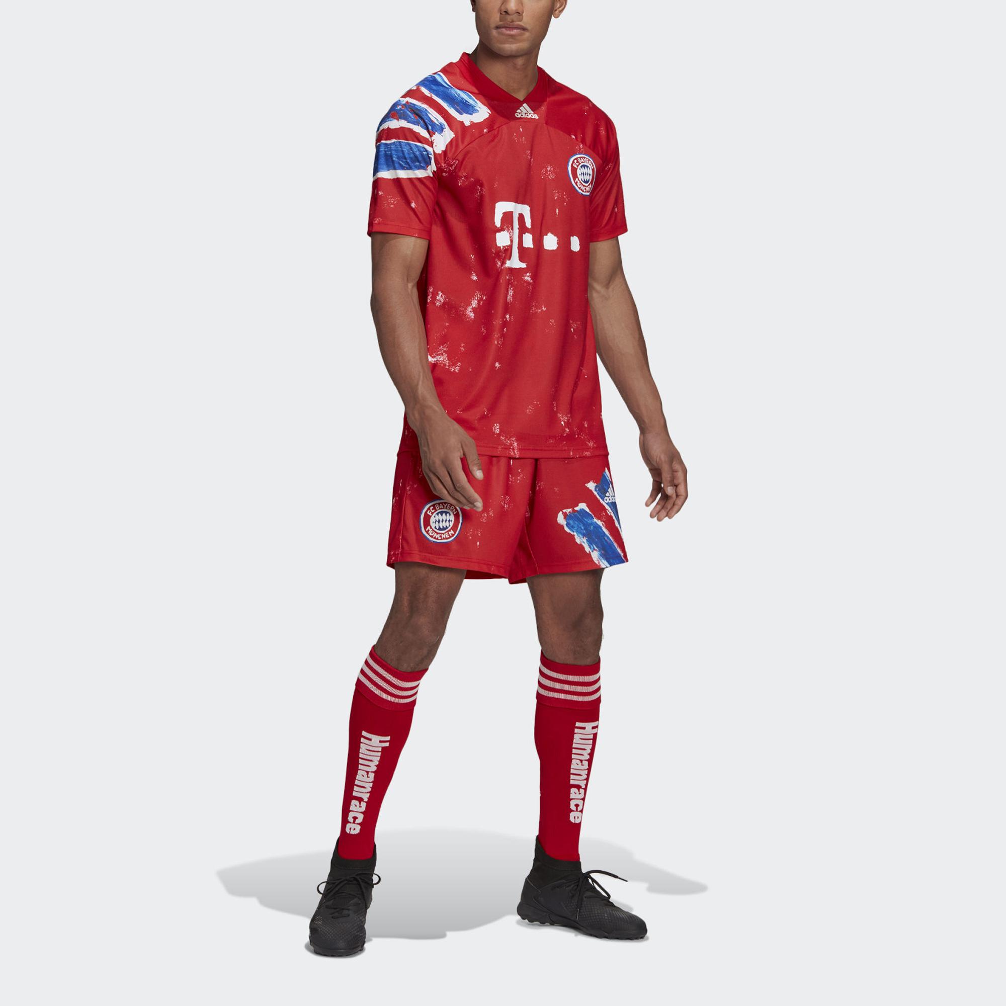 Adidas Human Race Soccer Sport Short Sleeve Jersey 91-93