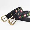 Casual Bohemian Style Waistband Retro Embroidered Floral Belt Sweet Embroidery Flower Belt  Women