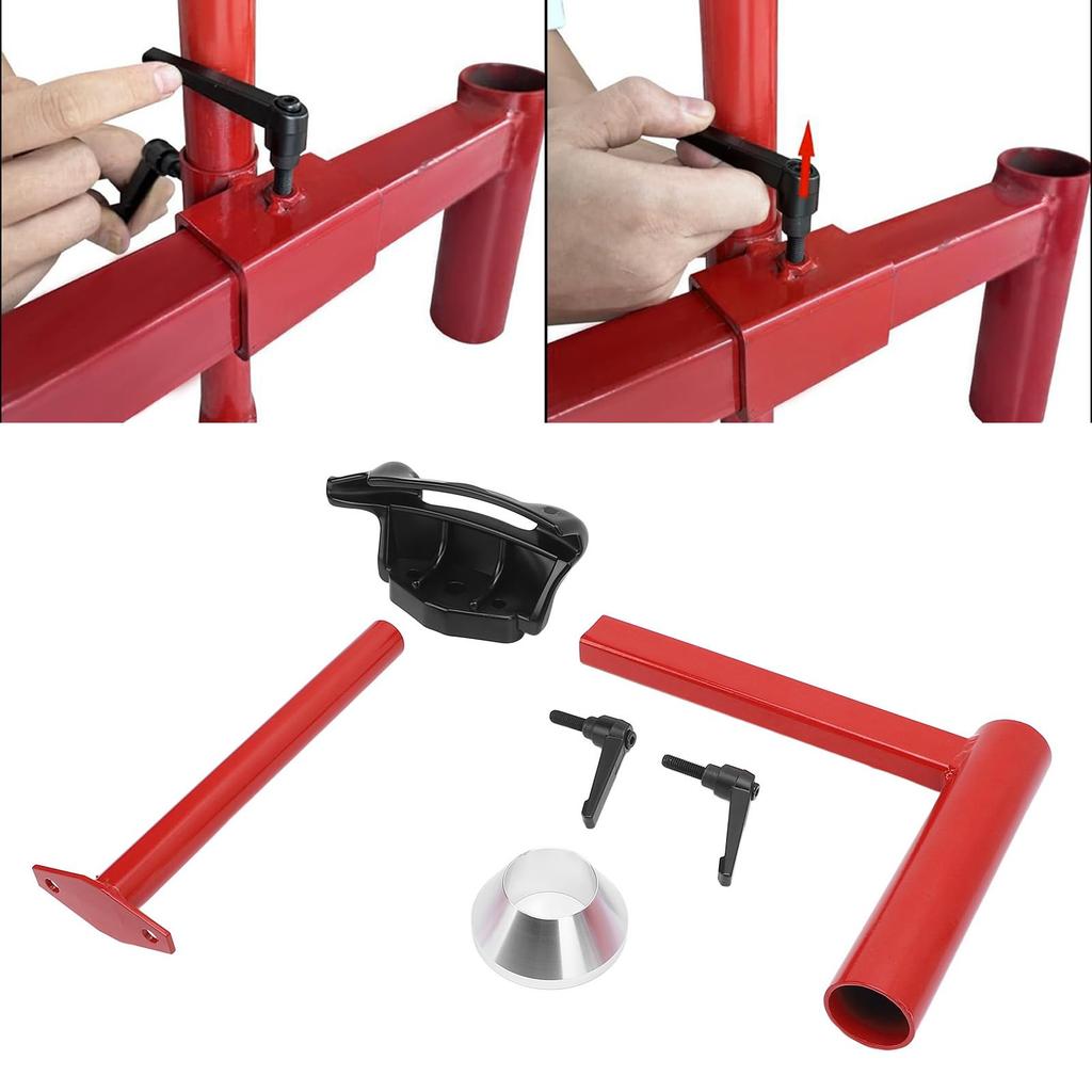 Duckhead Manual Tire Changer Accessory Kit, Carbon Steel Tire Installation Tool, Easy Rotation, Time-Saving, Safer, Fits 16-21 Inch Car Tires, Compati