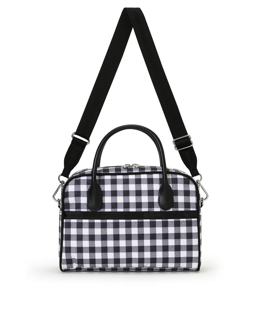 Schultertasche SQUARE TH [LeSportsac] [Offiziell] CROSSBODY/1082/Uptown Black/Schwarz