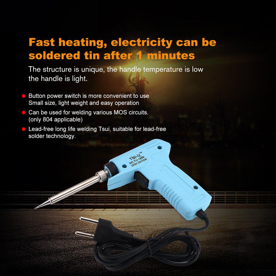 NEW 200W Soldering Iron Heavy Duty Chisel Point 200 Watt Craft Tools AC 220V