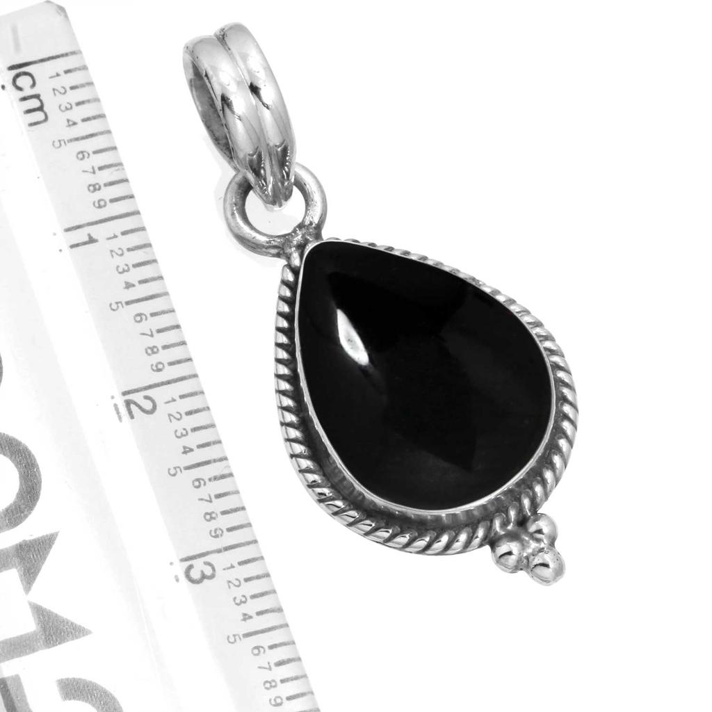 925 Sterling Silver Pendant Women Gemstone Handmade Jewelry Wedding Gift Amber Amethyst Black Onyx Carnelian Garnet Quartz Green Onyx Gold Stone