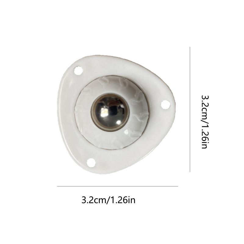 Stick On Caster Wheels 4x Adhesive Wheels Caster Sticky Pulley Household Furniture Casters 360 Degree Rotation For Trash Cans