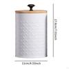 3 Pieces Coffee Tea Sugar Container,Kitchen Canister Set Rustic Airtight Food Storage Jars for