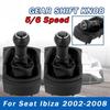 New Product 5/6 Speed Car-Styling Gear Stick Shift Knob for Seat Ibiza 2002 2003 2004 2005 2006 2007 2008 Leather Boot Interior
