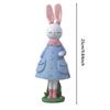 Häschen Figuren Harz Osterhase Niedliche Deko Frühlingshase Tier Tischfiguren Für Küche Wohnzimmer Schlafzimmer Büro Kaminsims