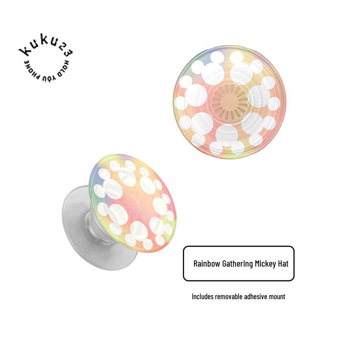 Mickey Silhouette Rainbow Rotatable Magnetic Airbag Phone Holder