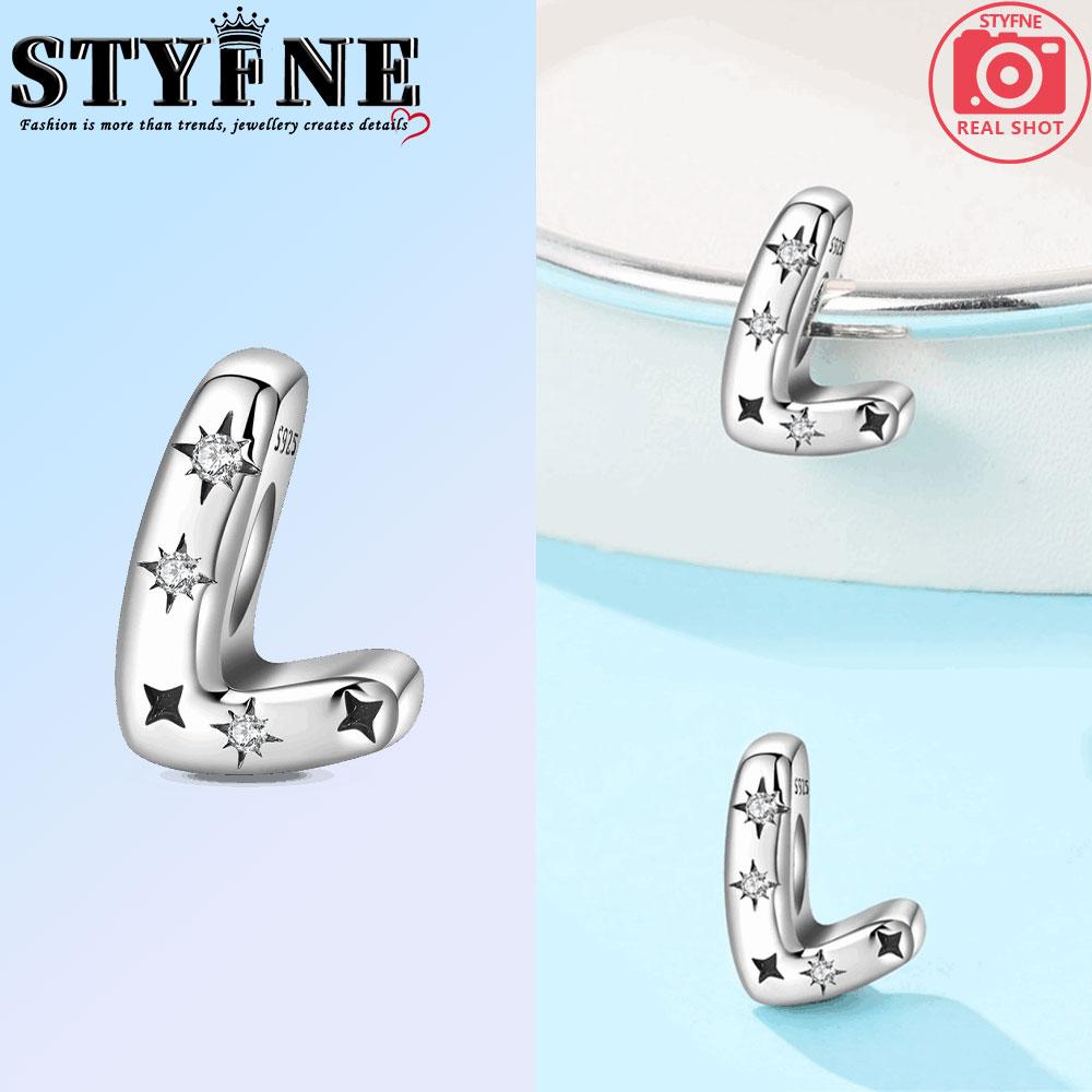 Copper Twenty-Six Letters From A-Z Rose Series Charms Beads Pendant For Original Bracelet Woman Girl Jewelry