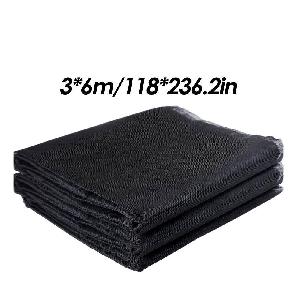 4/6/10m Black Garden Insect Net Reusable Anti Bird Raised Garden Bed Cover Breathable Adjustable Plant Support Netting