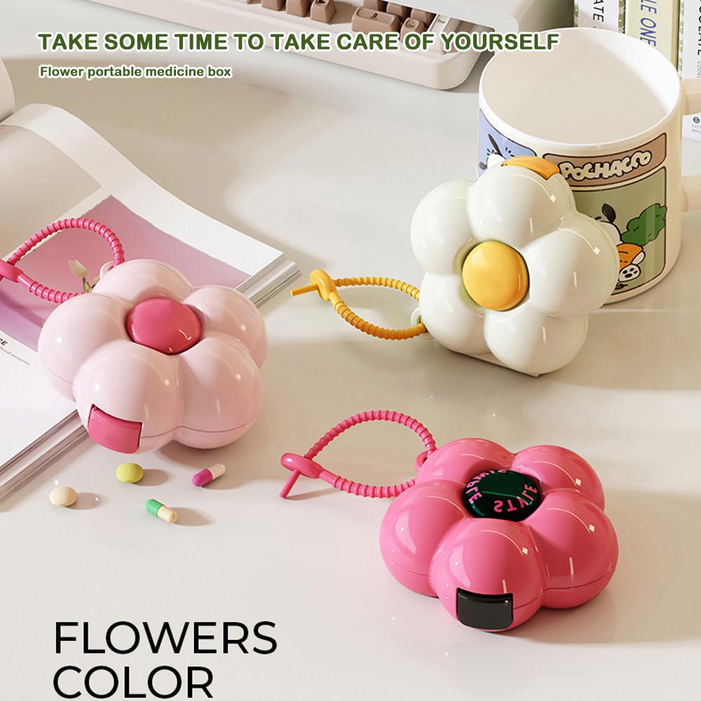 

Flowers Organizer Box Dopamine Medicine Box New Jewelry Case Rings рожевий червоний колір