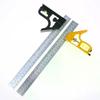 1Pcs Multifunctional 300MM Adjustable Angle Ruler 12" Combination Square Ruler Woodworking Level Gauge Angle Metric Ruler
