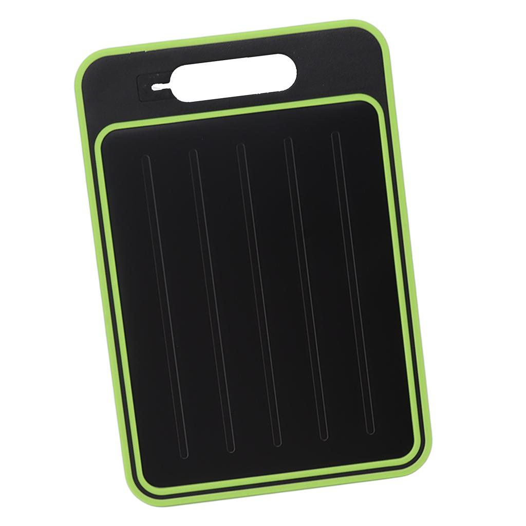 Double Sided Cutting Board Rapid Thawing and Grinding Plate with Knife Sharpener for Kitchen