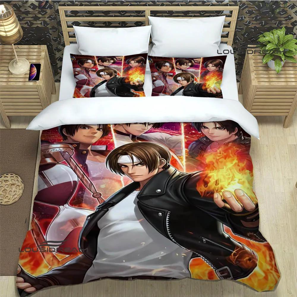 3D KOF game Cartoon Printed Bedding Sets exquisite bed supplies set duvet cover comforter set bedding set luxury birthday gift