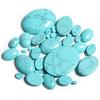 2-10Pcs Oval Natural Stone Cabochon For Jewelry Making Green Ring Base Pendant Flatback Cameo Diy Handmade Finding