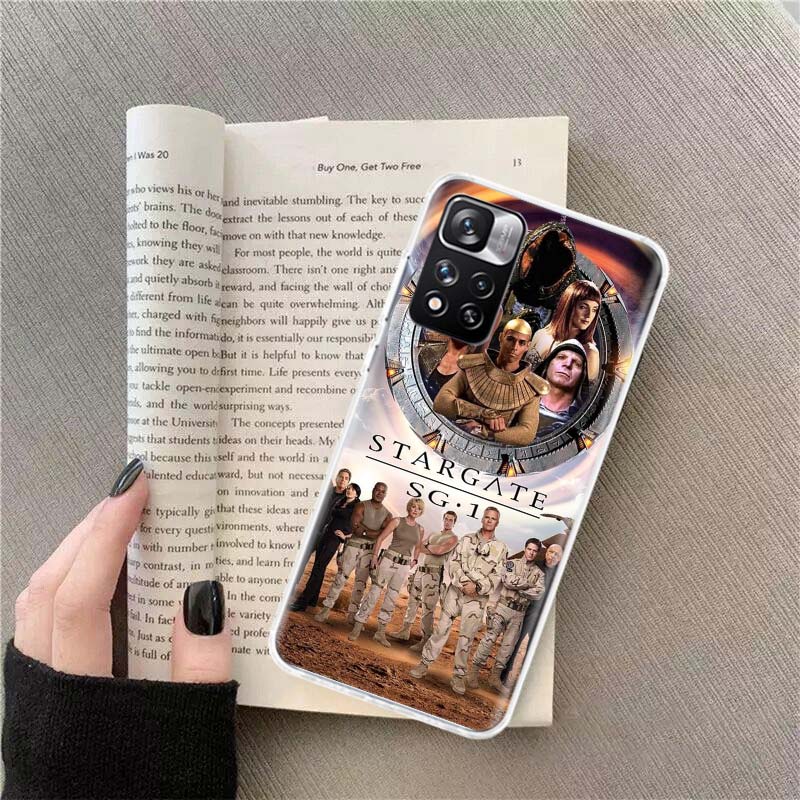 Stargate Atlantis Handyhülle Für Redmi Note 13 12 Pro Plus 14 15 Pro 5G 11 11T 11E 11S 10 Pro 10S 9 9S Hülle Handy Klar TPU Capa