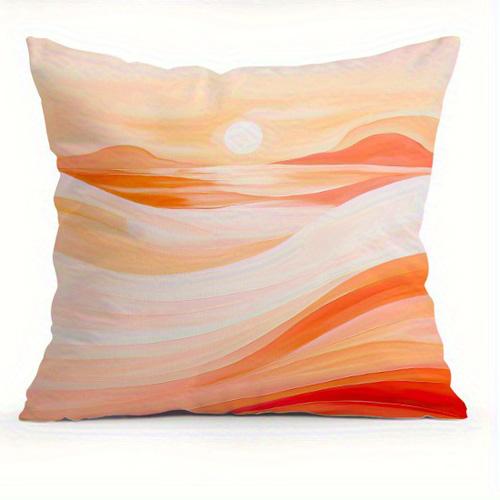 

Декор для дома Закат и Листья Узор Декоративные Наволочки с Узором Наволочка для Подушки Подходит для Дивана Спальни Автомобиля Наволочка 40x40cm 16x16in