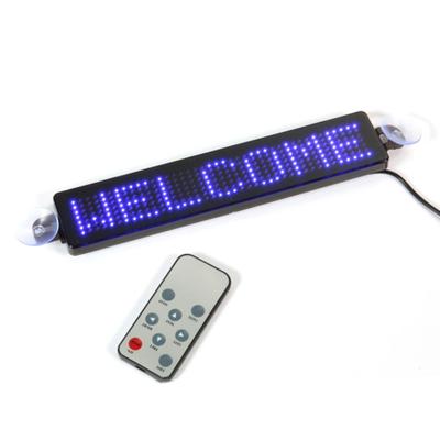 12V Auto LED Programmierbare Zeichen Moving Scrolling Nachricht Display Board Bildschirm