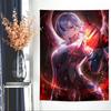 Genshin Impact Arlecchino DIY Wall Tapestry Hippie Flower Wall Carpets Dorm Decor Wall Art Decor