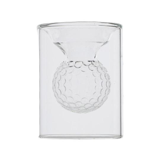 

Yousheng Golf Rugby Wine Glass Double-Wall Insulated Whiskey Tumbler for Spirits Iced Coffee Lead-Free Novelty Sports Gift for Golf Lovers B